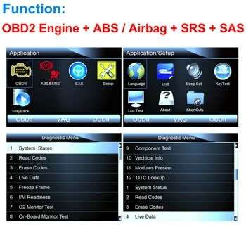 FOXWELL NT630 Pro Engine,ABS,Airbag,SRS,SAS, Reset Scan Tool Anti Lock Brake System OBD2 Scanner